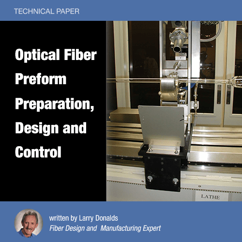 Optical Fiber Preform Preparation, Design and Control