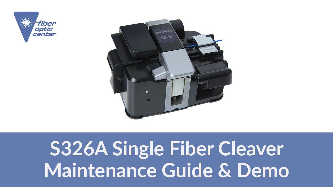 Fitel S326A Precision Ribbon & Single Fiber Cleaver
