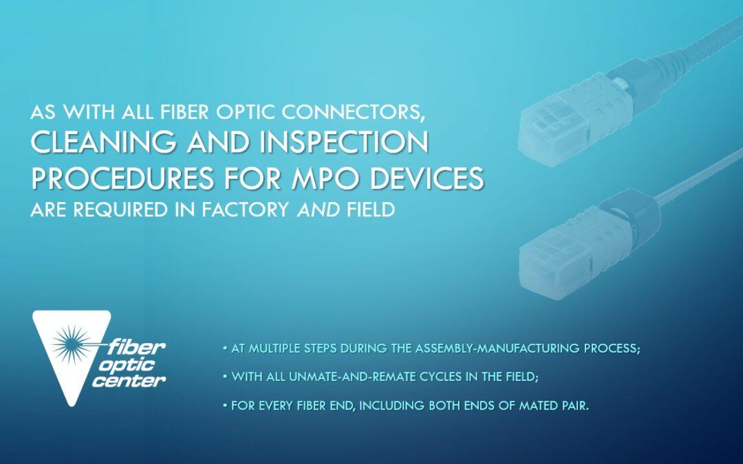 Cleaning and Inspecting MPO-Type Connectors