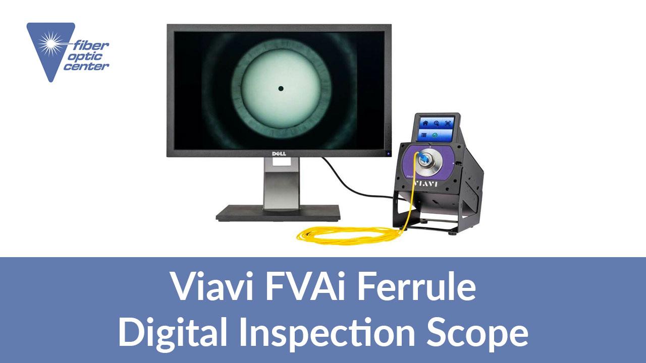 Video Viavi FVAi2030 Digital Inspection Scope Fiber Optic Center